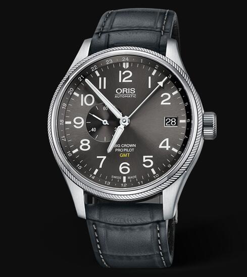 Oris Aviation Big Crown Pointer GMT SMALL SECOND 45mm Replica Watch 01 748 7710 4063-07 5 22 06FC